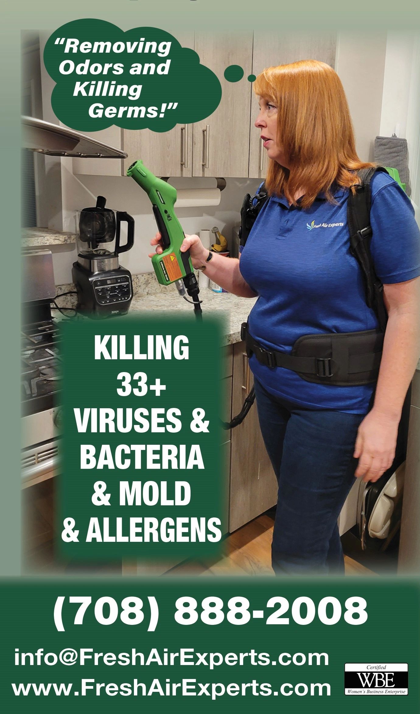 Fresh Air Experts Disinfect Spray Service